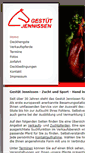 Mobile Screenshot of gestuet-jennissen.de
